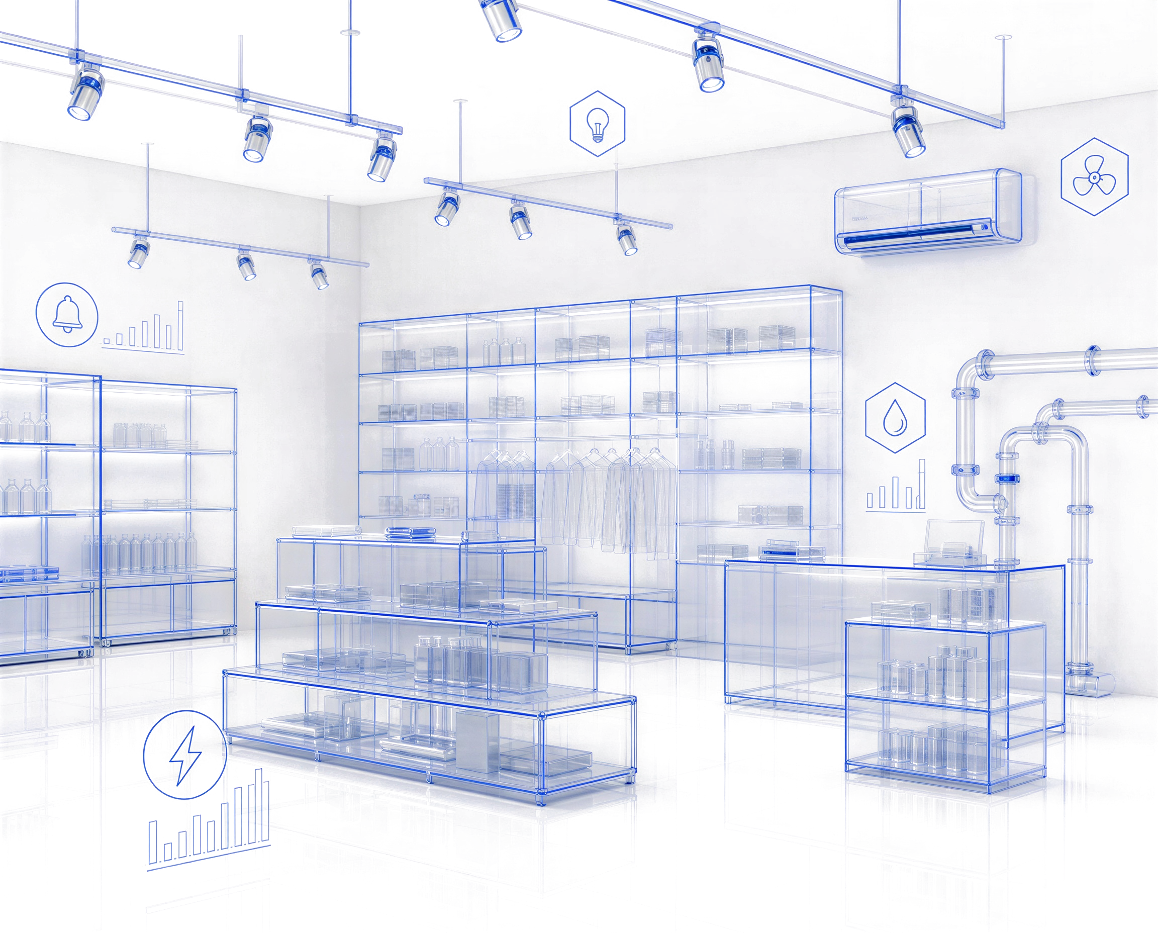 Monitoraggio dei consumi energetici in un punto vendita retail